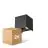 Confezione Multipack 2x D'Lite Luce Da Parete Elingen Aluminium Nero Up & Down 4.9W 480lm - 830 Luce Calda -  | IP65 - Sensore Di Luce