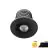EcoDim Incasso Faretti Mini Nero 2.5W 155lm 30D - 827 Bianco Molto Caldo | 35mm - Ritaglio 28mm - IP67 - Dimmerabile