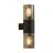 Eglo Luce Da Parete Cropani Nero Up & Down | IP54 - Adatto per 2x E27
