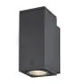 SLV Enola S Luce Da Parete Aluminium Grigio Piazza 6W 500lm - 940 Bianco Freddo | Esterni - IP65 - Miglior Resa Cromatica