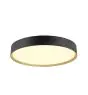 SLV Decona Parete e Luce da soffitto Aluminium Nero Il Giro 23W 2170lm - 930 Luce Calda -  | IP44 - Miglior Resa Cromatica - Dimmerabile 