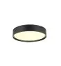 SLV Decona Parete e Luce da soffitto Aluminium Nero Il Giro 18W 1450lm - 930 Luce Calda -  | IP44 - Miglior Resa Cromatica - Dimmerabile 
