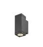 SLV Theo Pro S Luce Da Parete Aluminium Antracite 3W 350lm - 827 Bianco Molto Caldo | Esterni - IP65