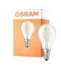Osram Parathom Classic LED E14 Sferica Filamento Chiara 4W 470lm - 827/840 Bianco Molto Caldo / Bianco Freddo | Relax e Active - Sostitutiva 40W