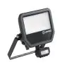 Ledvance Proiettore LED Aluminium Nero 41W 6000lm 100D - 840 Bianco Freddo | IP65 - Sensore Di Movimento E Luce - Simmetrico