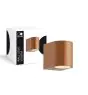 D'Lite Luce Da Parete Vossem Bronze| IP54 - Adatto per 1x GU10 
