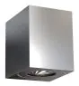Nordlux Canto Kubi 2 Luce Da Parete Acciaio Inossidabile Up & Down - 10.6W 500lm - 830 Luce Calda -  | IP44