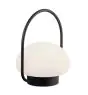 Nordlux Lampada Da Tavolo Sponge Batteria Nero 4.8W 300lm - 827 Bianco Molto Caldo | A 3 Livelli Dimmerabile