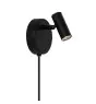 Nordlux Omari Luce Da Parete Nero 3.2W 320lm - 827 Bianco Molto Caldo 3.2W 320lm | con Interruttore
