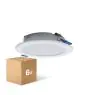 Confezione Multipack 6x Confezione Multipack 6x Downlight LED Pan 6W 480lm 840 Bianco Freddo | 93mm - Ritaglio 75mm
