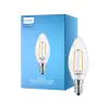 Philips Corepro LED Candela E14 Attorcigliata Candela Filamento Chiara 2W 250lm - 827 Bianco Molto Caldo | Sostitutiva 25W