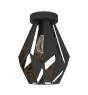 Eglo Luce da soffitto Carlton 1 Acciaio Nero Rame | IP20 - Adatto per 1x E27 