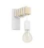 Eglo Luce Da Parete Townshend Acciaio Bianca | IP20 - Adatto per 1x E27 