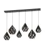 Eglo Luce Pendente Carlton 1 Acciaio Nero Rame | IP20 - Adatto per 6x E27 