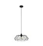 Eglo Luce Pendente Carlton 2 Acciaio Nero | IP20 - Adatto per 1x E27 