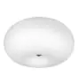 Eglo Luce da soffitto Optica Acciaio Nichel Satinato | Adatto per 2x E27