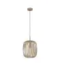 Eglo Luce Pendente Romazzina Acciaio Levigato | IP20 - Adatto per 1x E27 