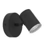 Eglo Soffitto Faretti Consuma 1 Acciaio Nero | Adatto per GU10