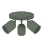 Eglo Soffitto Faretti Tilston Acciaio Verde | Adatto per 3x E14