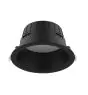 Noxion Downlight LED Hera Profondo Incasso Nero 21W 2400lm 100D - 827-830-840 CCT | 226mm - Ritaglio 200mm