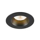 SLV New Tria 68 Faretti Aluminium Nero Il Giro 8.3W 460lm 38D - 927 Bianco Molto Caldo | Ritaglio 68mm -  Miglior Resa Cromatica - Dimmerabile 