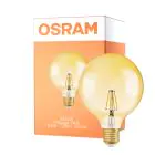 Osram Vintage 1906 LED E27 Globe Filamento Oro 125mm 6.5W 650lm - 824 Bianco Molto Caldo | Dimmerabile - Sostitutiva 50W