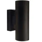 Nordlux Tin Luce Da Parete Metallo Nero Up & Down | Adatto per 2x GU10