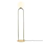 DFTP by Nordlux Shapes Lampada da terra Vetro e Metallo Ottone | Adatto per E27