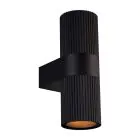 Nordlux Kyklop Luce Da Parete Aluminium Nero Up & Down | Adatto per 2x GU10