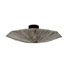 Good&Mojo Luce da soffitto Panama Rattan Grigio | Adatto per 1x E27 