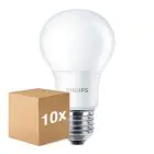 Confezione Multipack 10x Philips Corepro LED Bulbo E27 Pera Ghiaccio 8W 806lm - 830 Luce Calda | Sostitutiva 60W