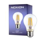 Noxion Lucent LED E27 Pera Filamento Chiara 8.5W 1055lm - 827 Bianco Molto Caldo - Sostitutiva 75W