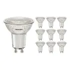 Confezione Multipack 10x Noxion Faretti LED GU10 PAR16 4W 345lm 36D - 830 Luce Calda | Dimmerabile - Sostitutiva 50W