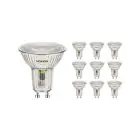 Confezione Multipack 10x Noxion Faretti LED GU10 PAR16 5.5W 560lm 36D - 830 Luce Calda | Sostitutiva 75W