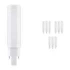 Confezione Multipack 10x Ledvance Dulux-D LED 6W - 830 Luce Calda -  | 2-Pin - Sostitutiva 13W