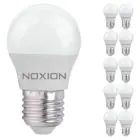 Confezione Multipack 10x Noxion Lucent Classic LED E27 Sferica Ghiaccio 4.5W 470lm - 827 Bianco Molto Caldo | Sostitutiva 40W