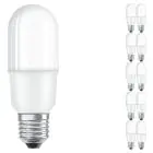 Confezione Multipack 10x Ledvance Parathom Retrofit Classic LED E27 Stick Ghiaccio 8W 806lm - 827 Bianco Molto Caldo | Sostitutiva 60W