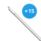 Confezione Multipack 15x Bright Choice Stagna LED 27W 2970lm - 840 Bianco Freddo | 150cm