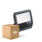 Confezione Multipack 4x Ledvance Proiettore LED Aluminium Nero 41W/27W 4000lm/6000lm 100D - 840 Bianco Freddo | IP66 - Simmetrico