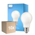 Confezione Multipack 10x Philips Corepro LED Bulbo E27 Pera Ghiaccio 10.5W 1521lm - 827 Bianco Molto Caldo | Sostitutiva 100W