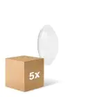 Confezione Multipack 5x Ledvance Surface Circolare 250 13W 840 960lm Bianca IP44 | Sensor - Bianco Freddo