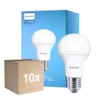 Confezione Multipack 10x Philips Corepro LED Bulbo E27 Pera Ghiaccio 10.5W 1055lm - 930 Luce Calda | Miglior resa cromatica - Sostitutiva 75W