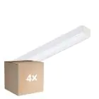 Confezione Multipack 4x Philips Reglette LED CoreLine Bianca 10.8W/17W 1500lm/2400lm - 830-840 CCT | 60cm - Sostitutiva 2x18W