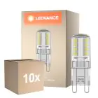 Confezione Multipack 10x Ledvance Performance LED Capsule Chiara G9 2.6W 320lm - 840 Bianco Freddo | Sostitutiva 30W