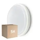 Confezione Multipack 5x Philips Bulkhead LED Ledinaire WL070V Bianca 18.7W 1700lm - 830 Luce Calda | 285mm - IP65