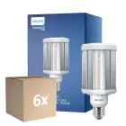 Confezione Multipack 6x Philips TrueForce LED E27 HPL Chiara 42W 5700lm 360D - 830 Luce Calda | Sostitutiva 125W