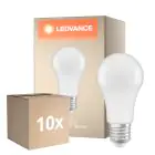 Confezione Multipack 10x Ledvance Classic LED E27 Pera Ghiaccio 13W 1521lm - 840 Bianco Freddo | Sostitua 100W