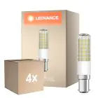 Confezione Multipack 4x Ledvance Special T Slim LED B15d Tubo one-handed Chiara 6.5W 806lm - 827 Bianco Molto Caldo | Sostitutiva 60W