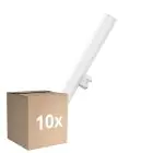 Confezione Multipack 10x Osram LEDinestra HD Lighting S14d 3W 275lm - 927 Bianco Molto Caldo | Miglior Resa Cromatica - Dimmerabile - Sostitutiva 27W