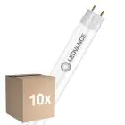 Confezione Multipack 10x Ledvance Tubo LED T8 Superior (EM/Mains) Ultra Efficiency 11.3/14W 1900/2300lm - 830 Luce Calda -  | 120cm - Lumen Interruttore - Sostitutiva 36W